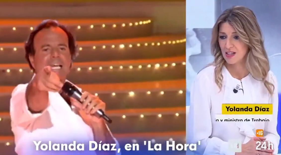 Yolanda Diaz i Julio Iglesias