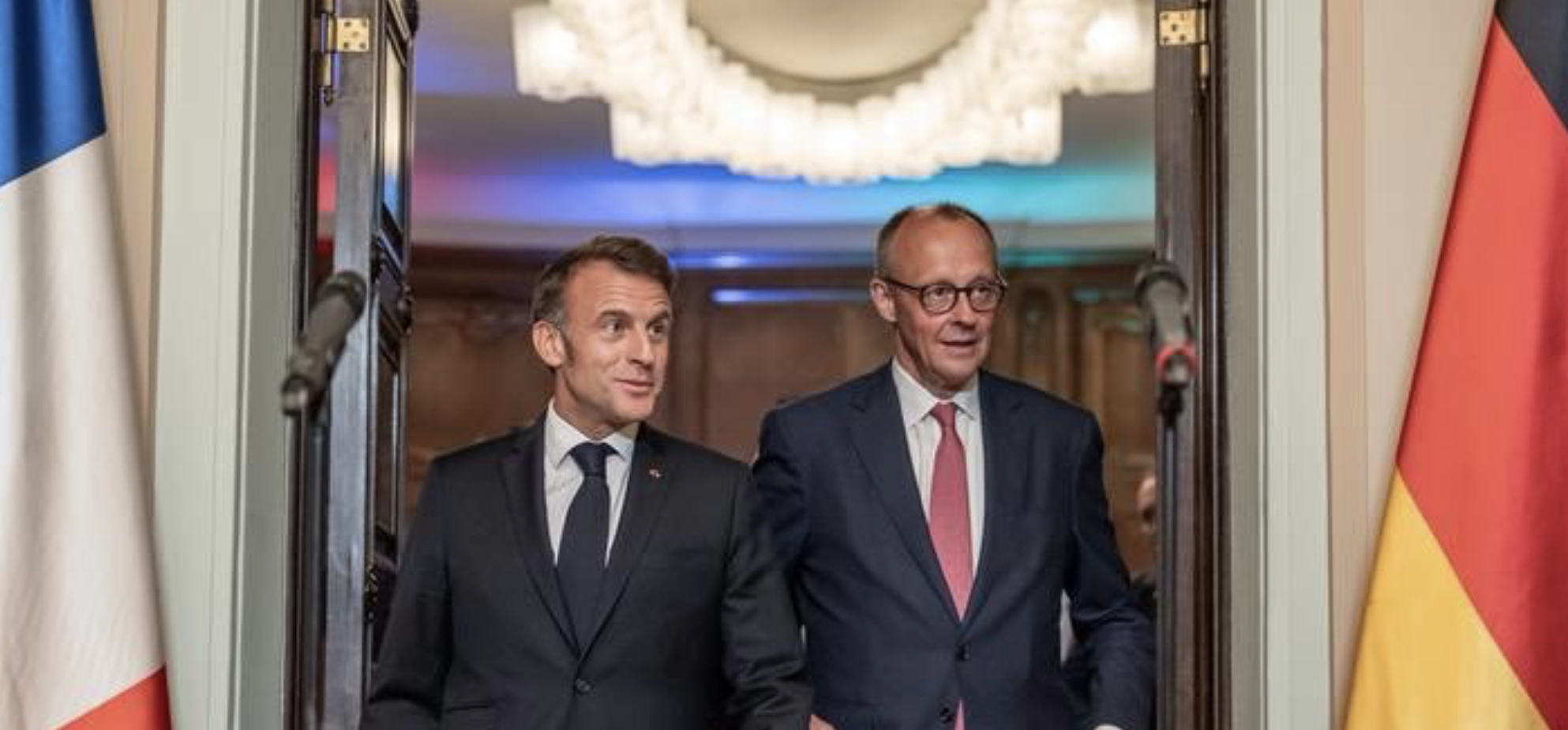 Emmanuel Macron i Friedrich Merz