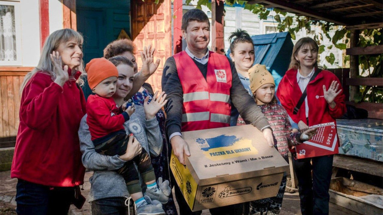 Caritas pomaga Ukrainie