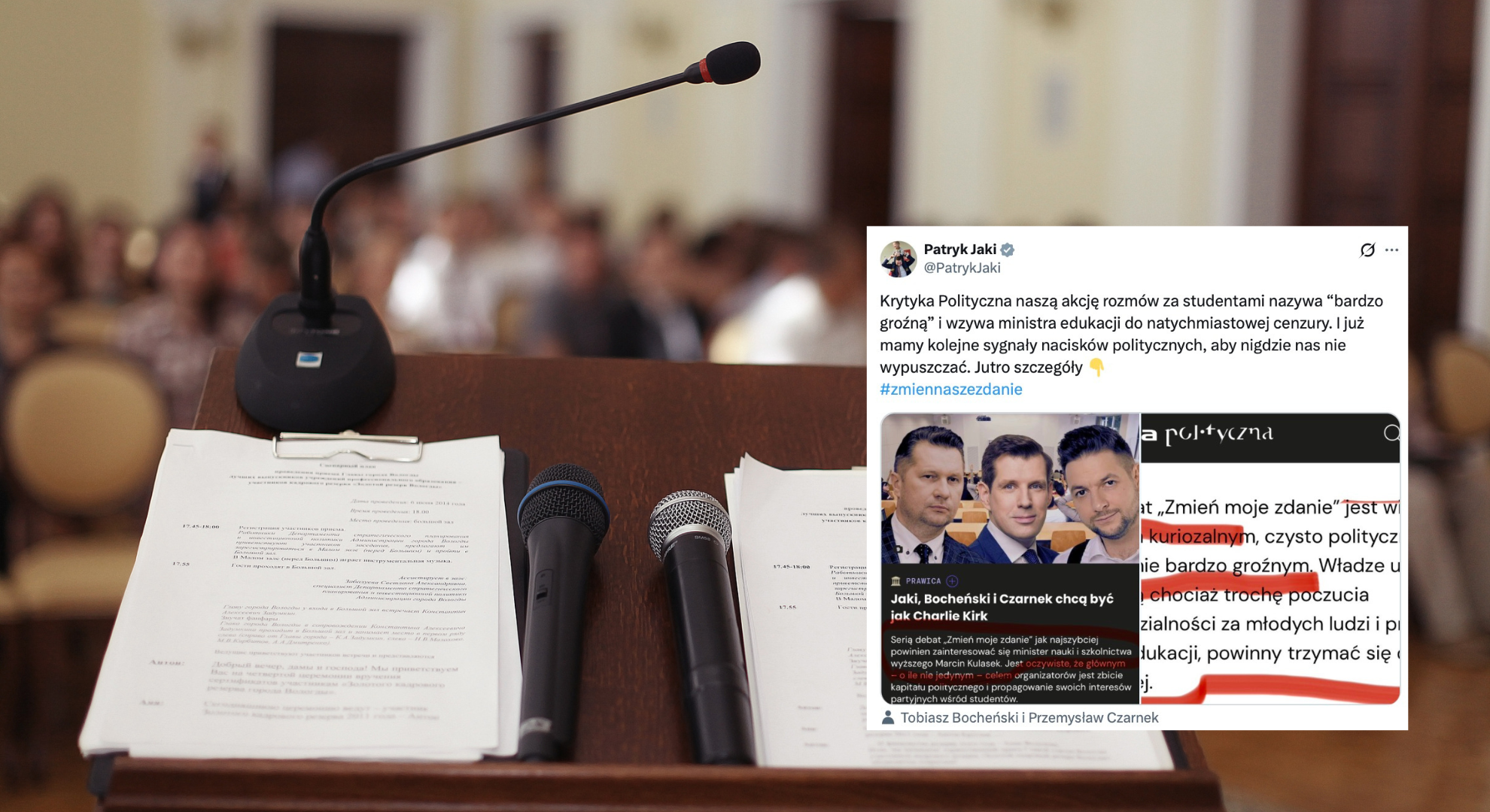 Uczelnie blokują spotkania PiS ze studentami