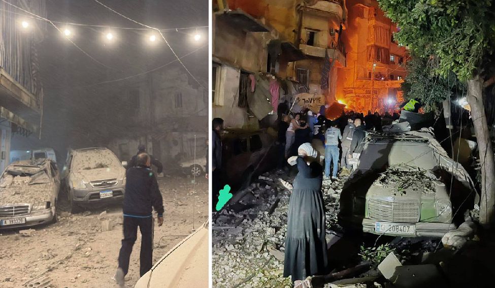 skutki ataku Izraela na Beirut