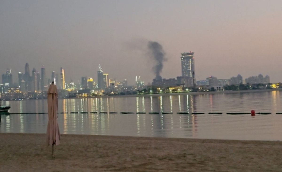 zaatakowany przez Iran Dubai