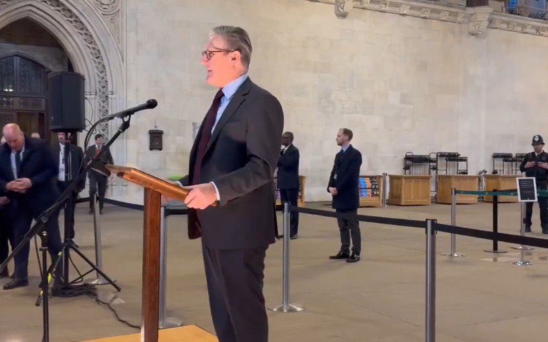 Keir Starmer na uroczystym iftarze