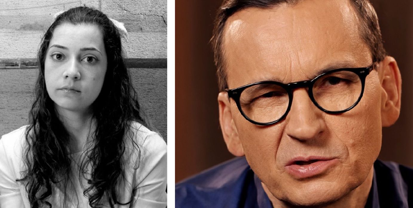 Mateusz Morawiecki i Noelia Castillo