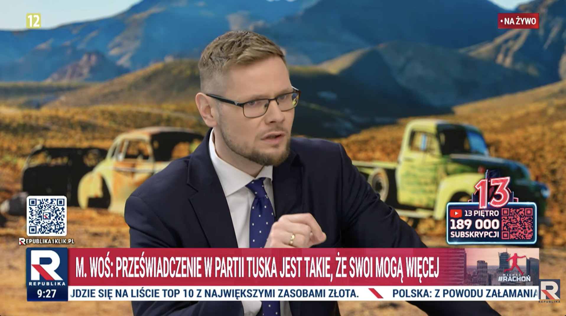 Michał Woś ostro o sądach i działaniach rządu Tuska