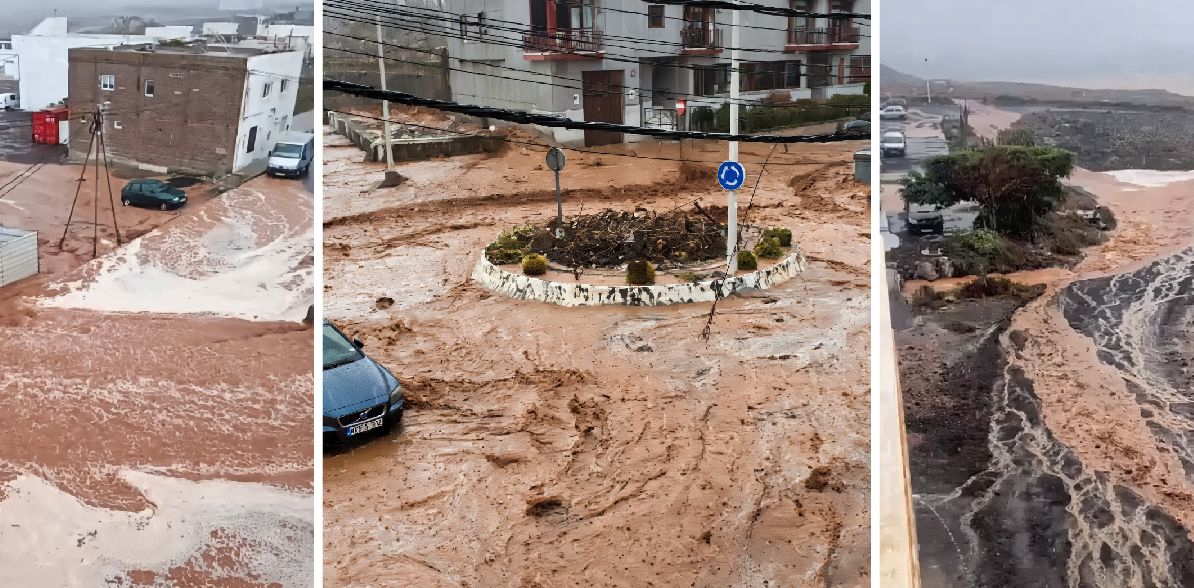 powodzie i osuwiska na Wyspach Kanaryjskich
