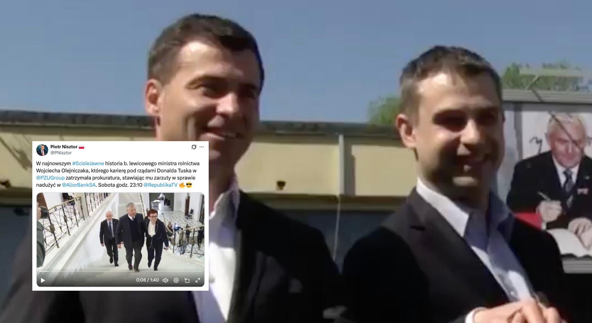 Piotr Nisztor ujawnia kulisy sprawy Olejniczaka