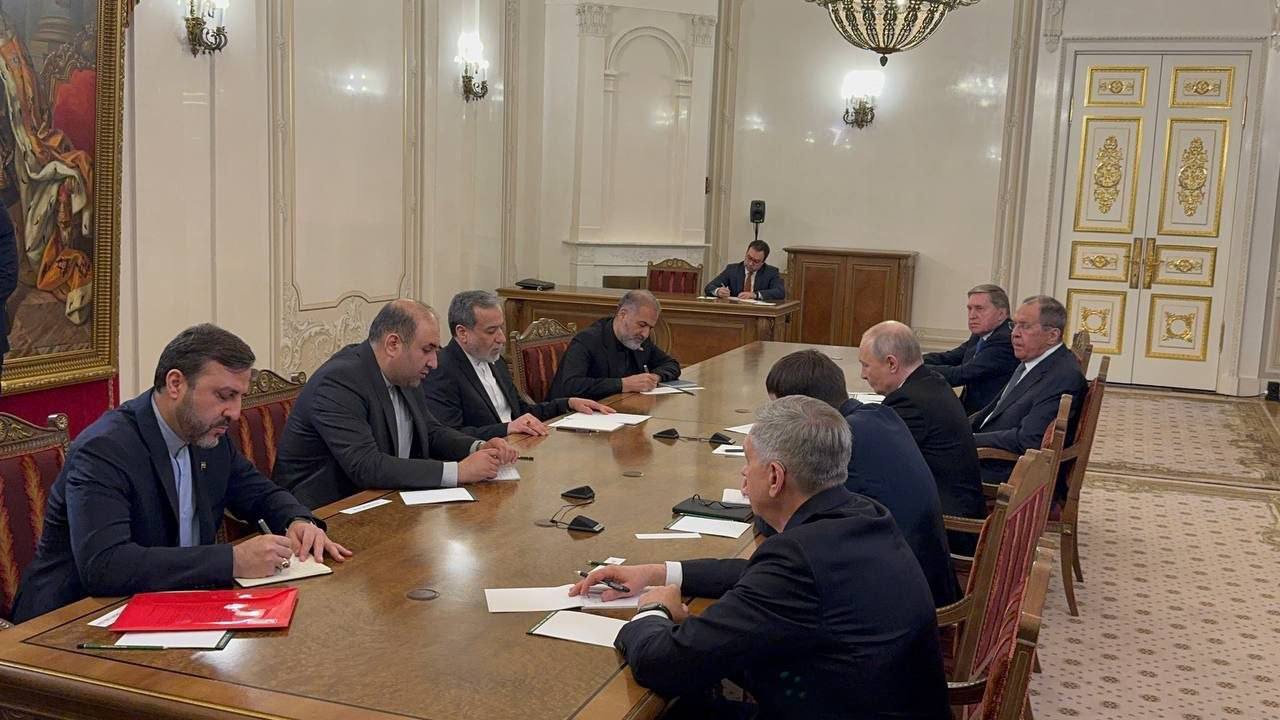 spotkanie MSZ Iranu z dyktatorem Rosji