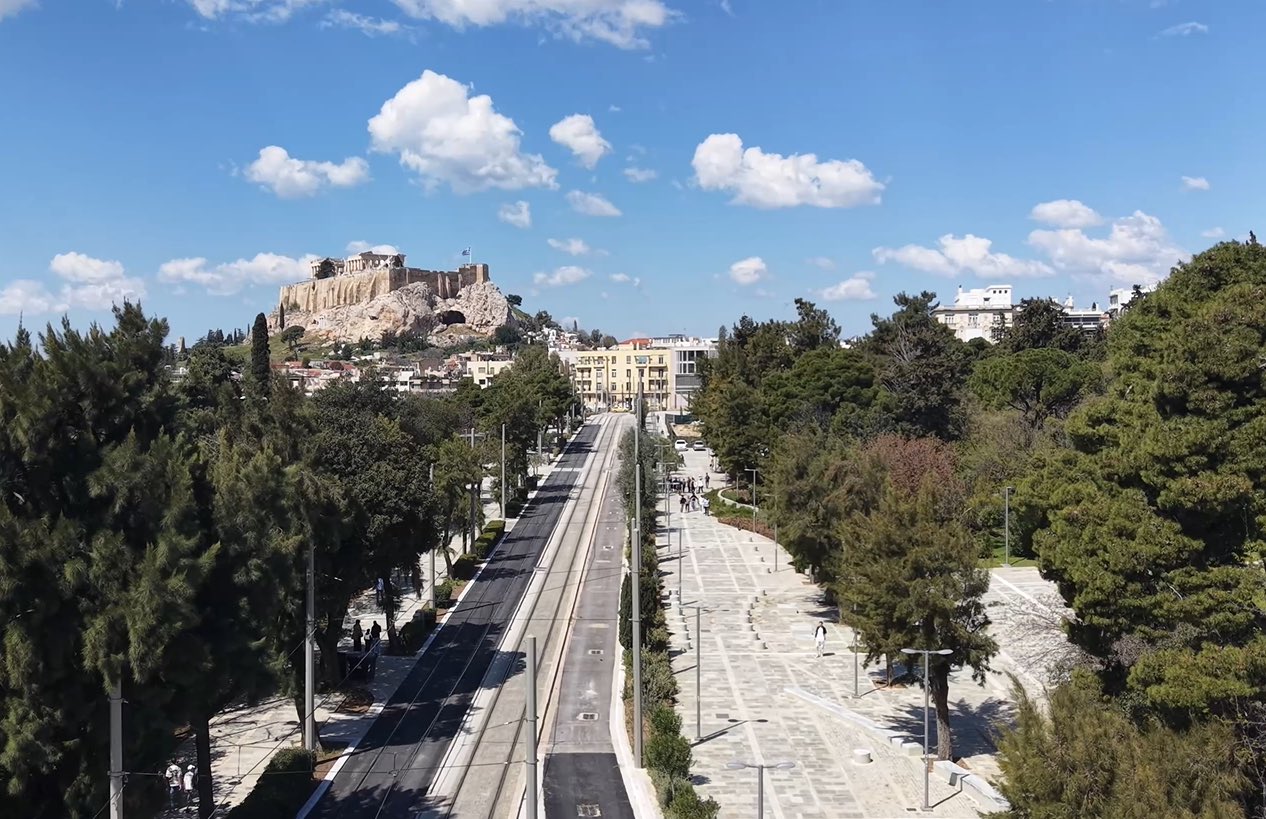 ukończenie prac na Vasilissis Olgas w Atenach