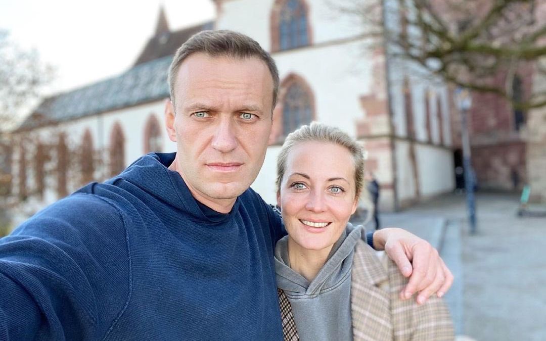 Julia Nawalna z mężem Aleksiejem, gdy żył jeszcze