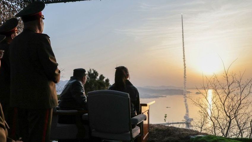 Kim Dzong Un z córką