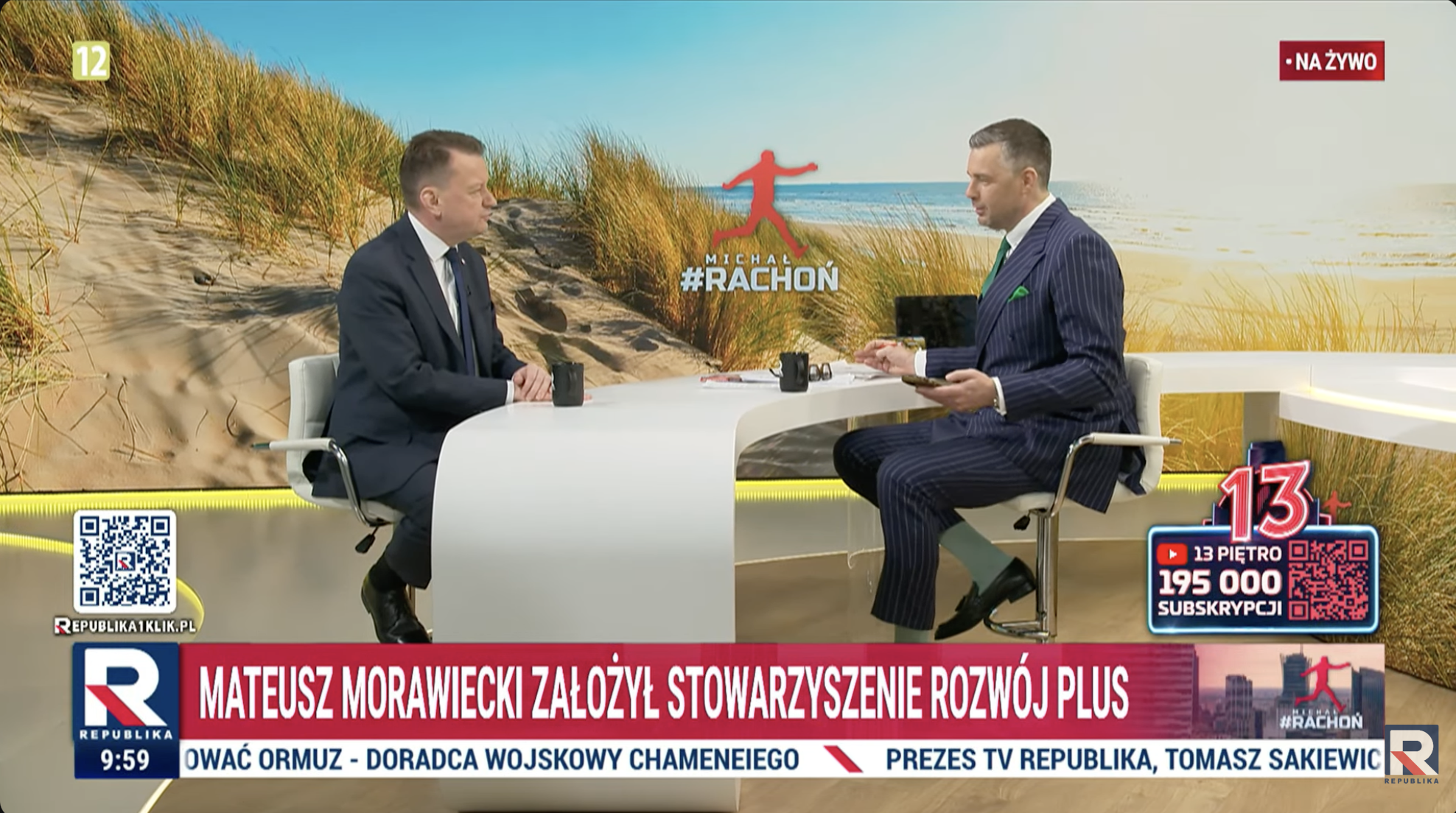 Błaszczak o Tusku i sporach w PiS