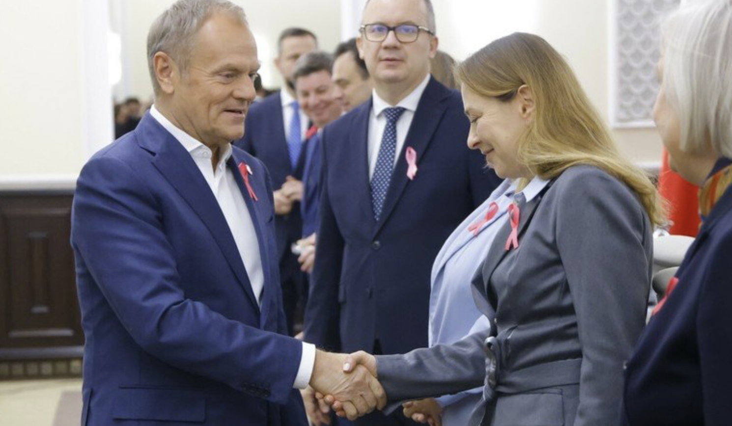 Donald Tusk i Katarzyna Pełczyńska-Nałęcz