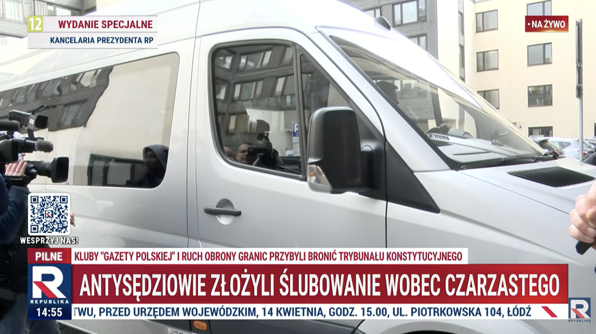 Uzurpatorzy składają akty pseudoślubowania. Nowy etap konfliktu o Trybunał
