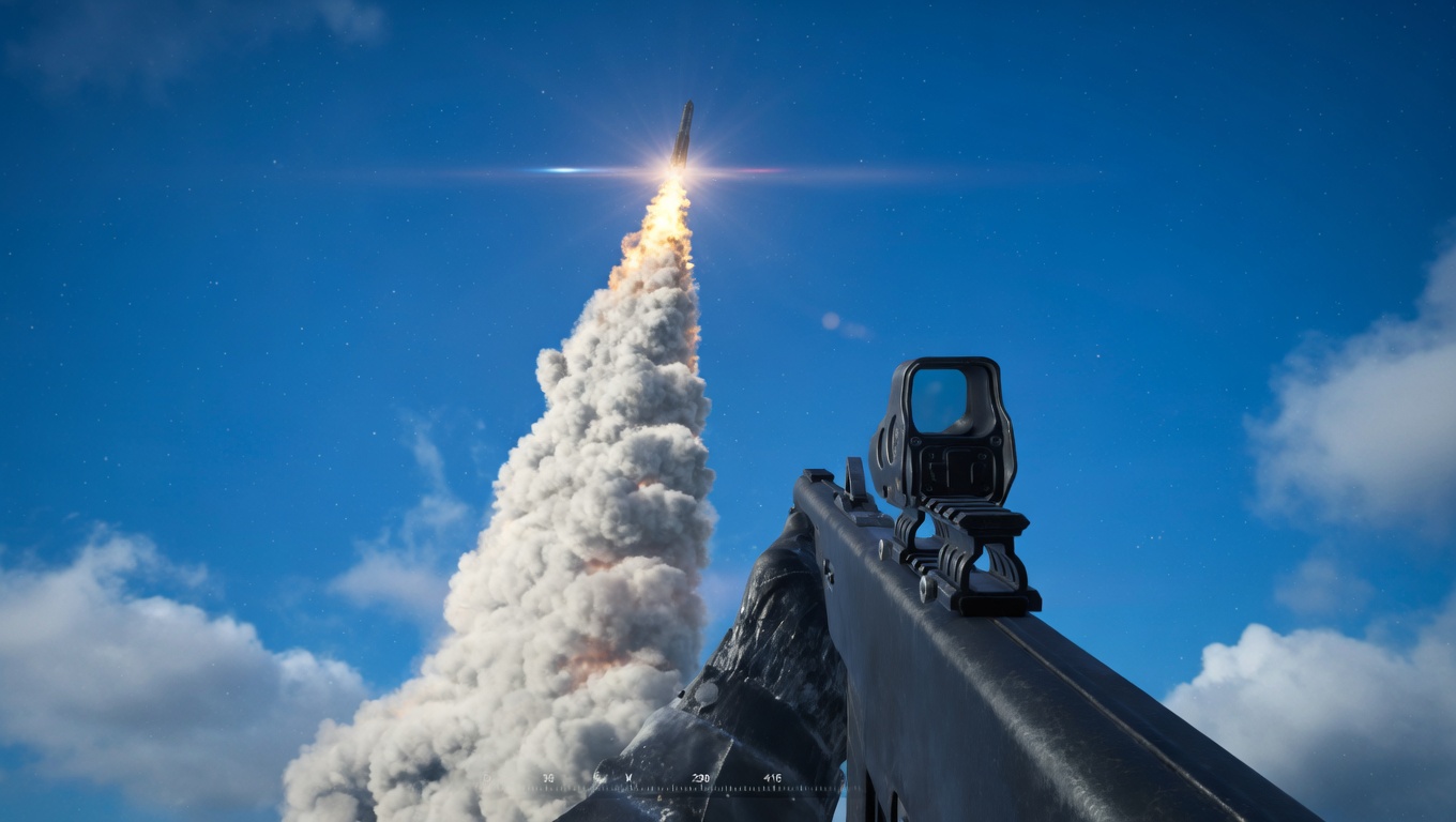 rakieta wystrzelona z silosu