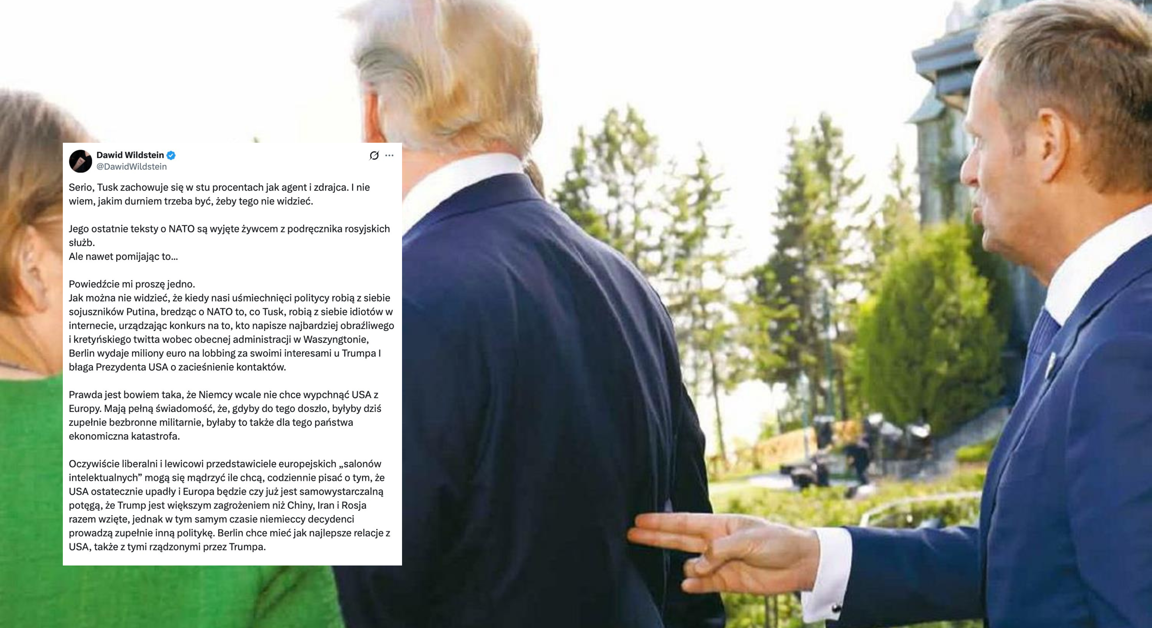 Wildstein ostro o Tusku po wywiadzie dla Financial Times