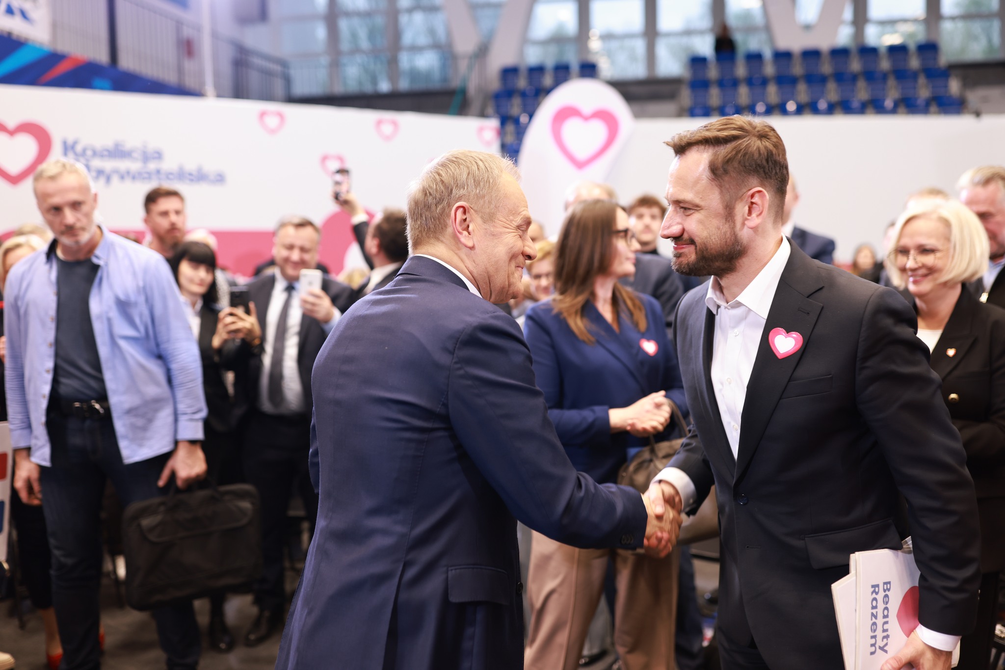 Aleksander Miszalski i Donald Tusk