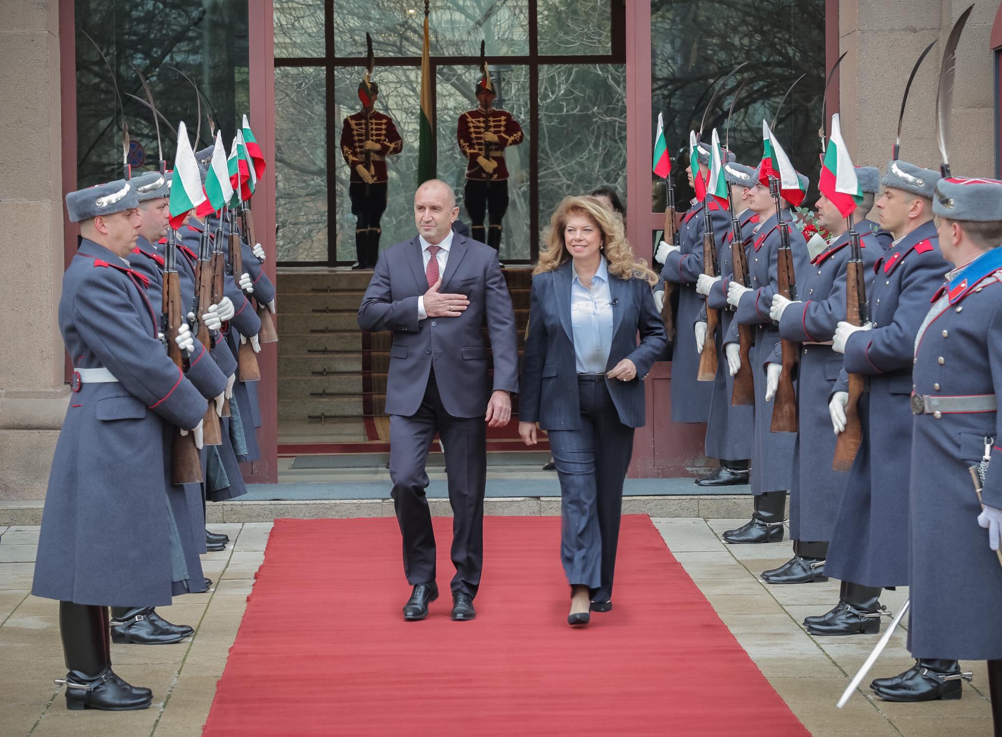 Rumen Radev i Iliana Iotova