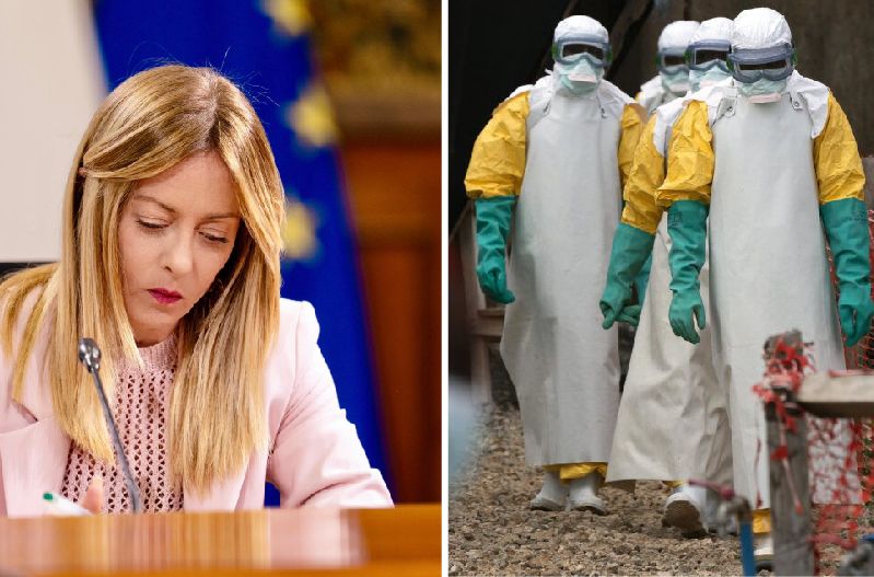 Giorgia Meloni, wirus Ebola