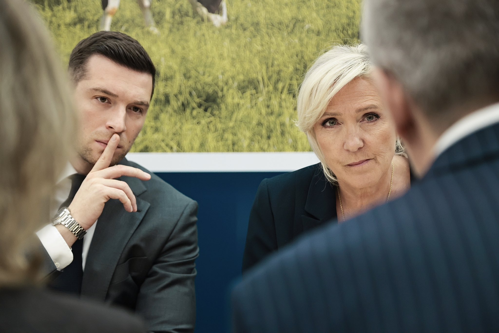 Jordan Bardella i Marine Le Pen