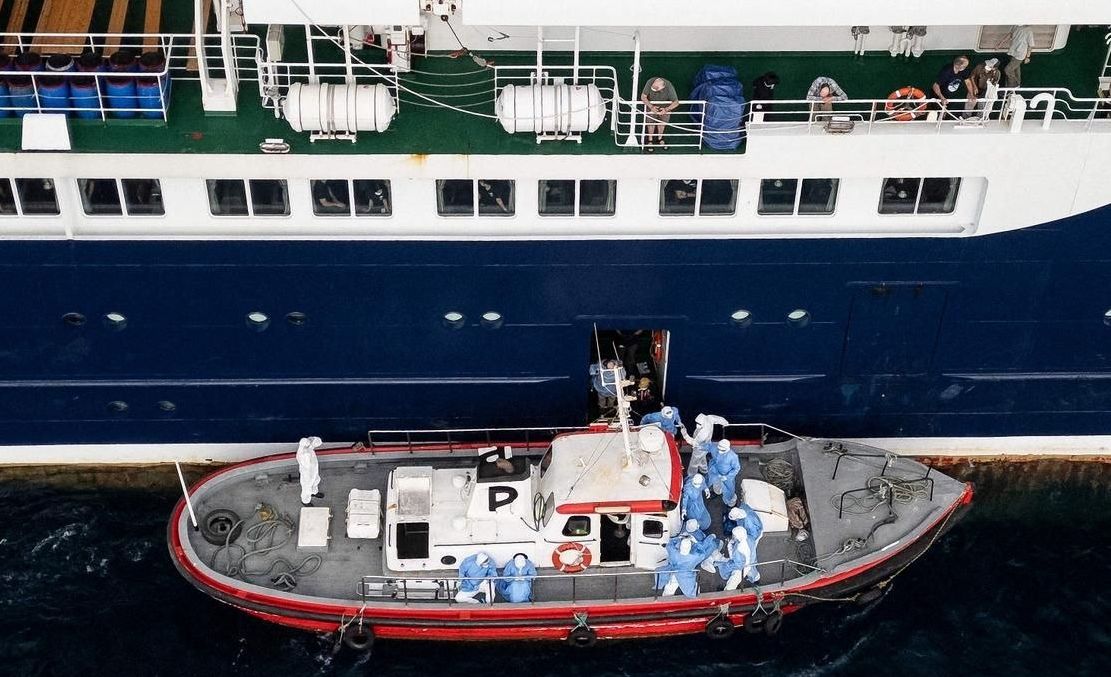 ewakuacja z MV Hondius