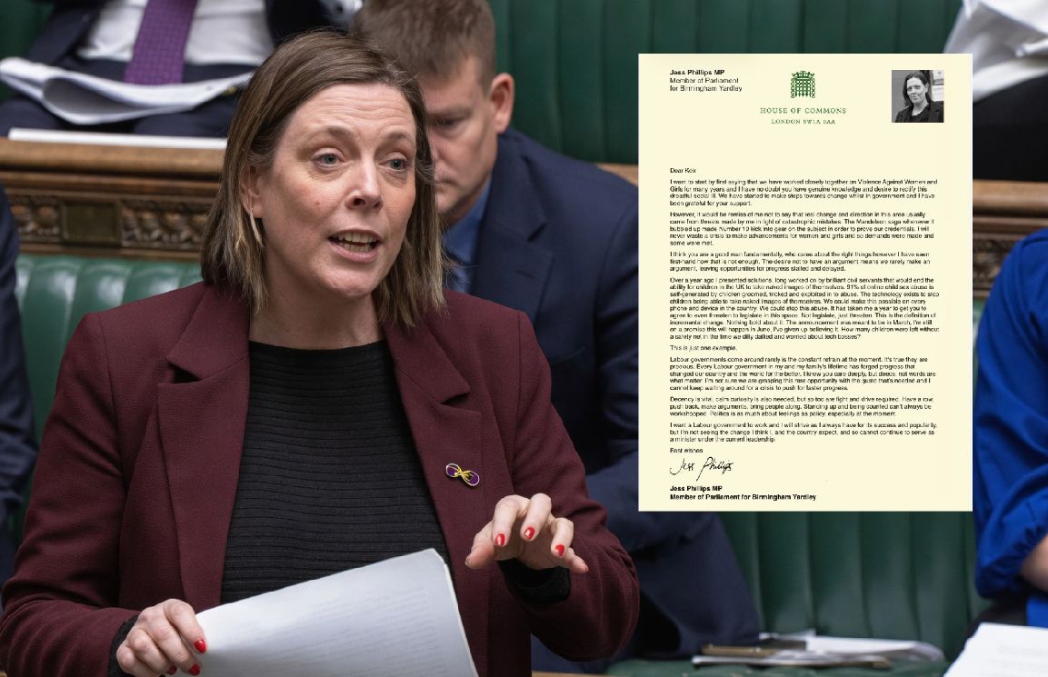 Jess Phillips zrezygnowała z funkcji ministra
