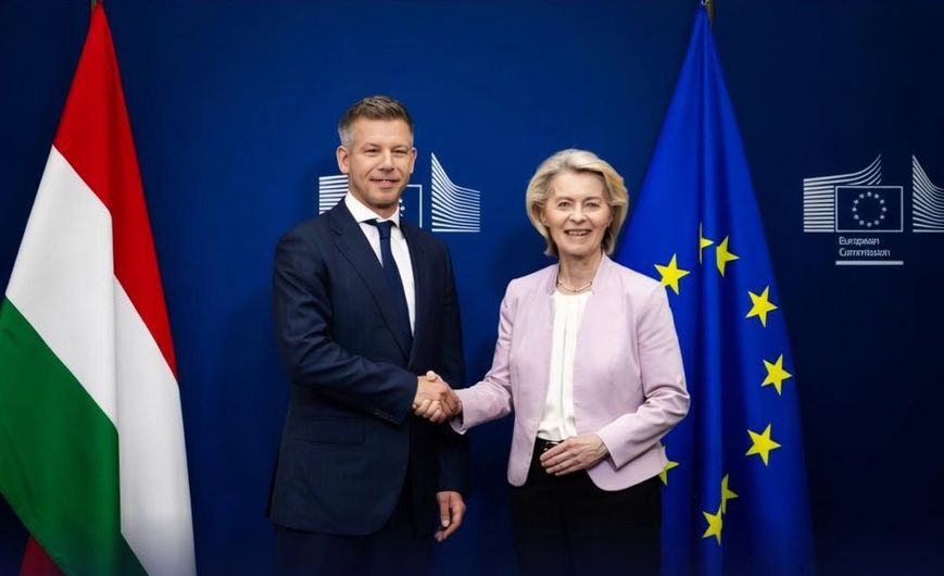 Peter Magyar i Ursula von der Leyen