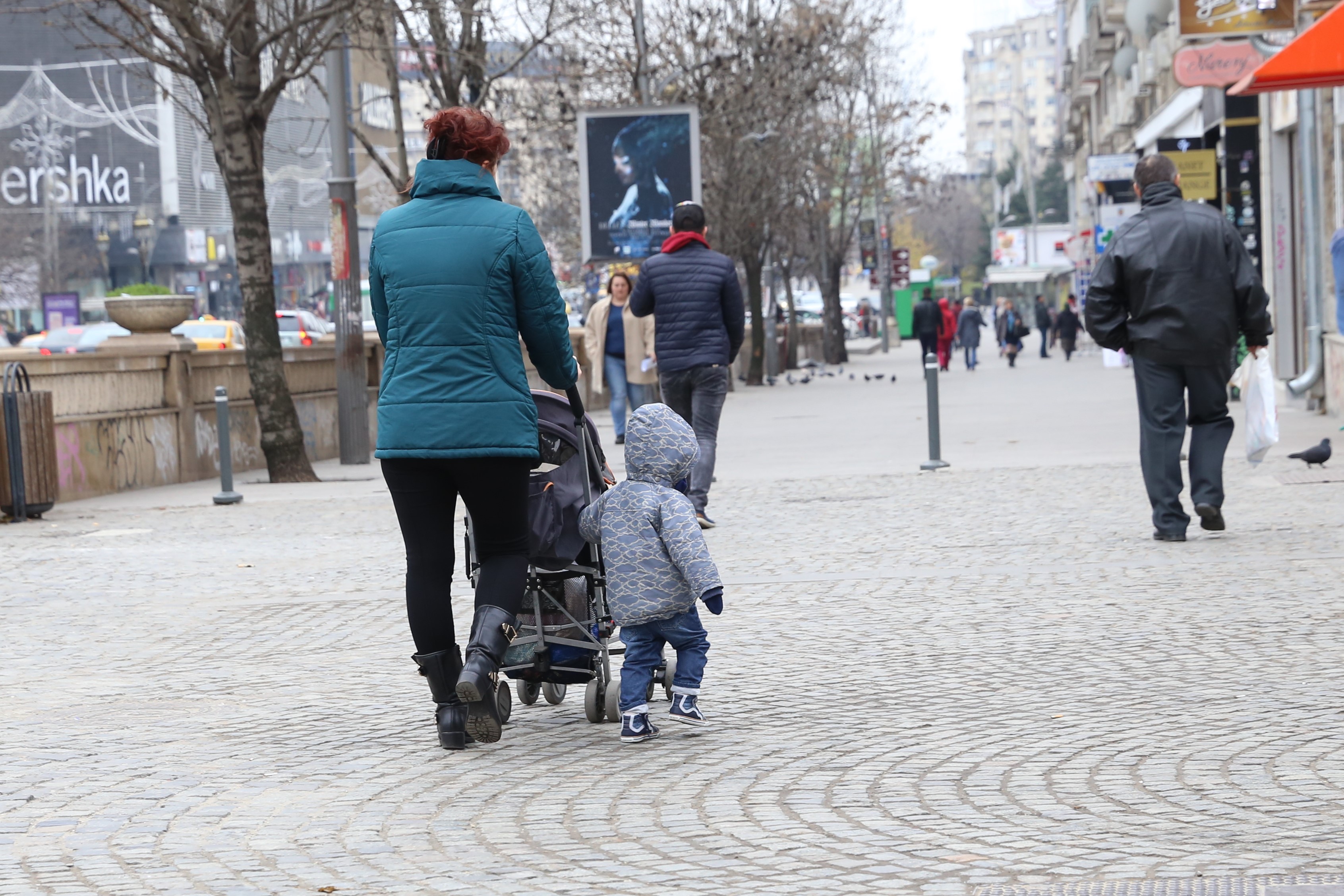 ulica rumuńskiego miasta
