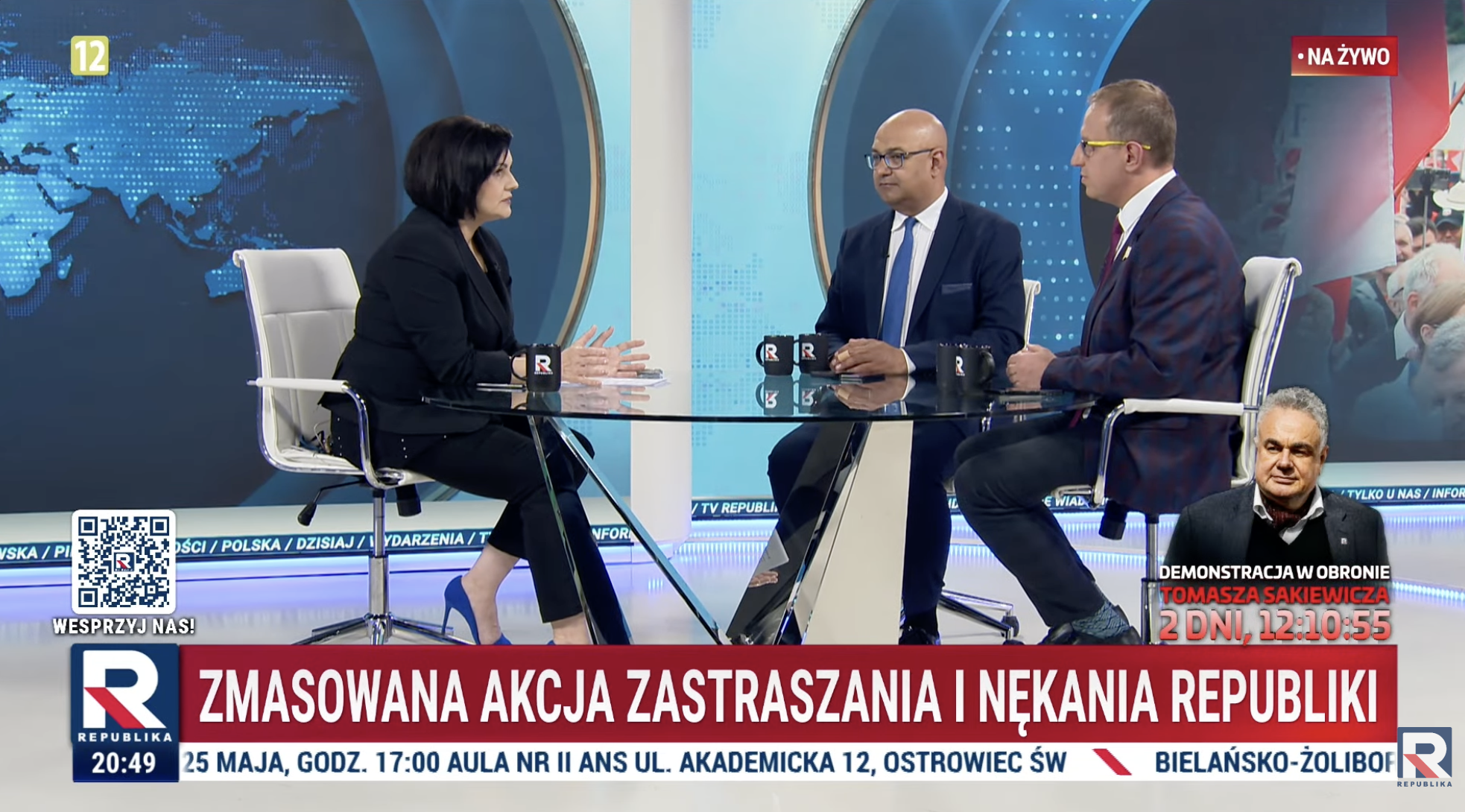 Wieczorni goście Republiki o atakach na stację