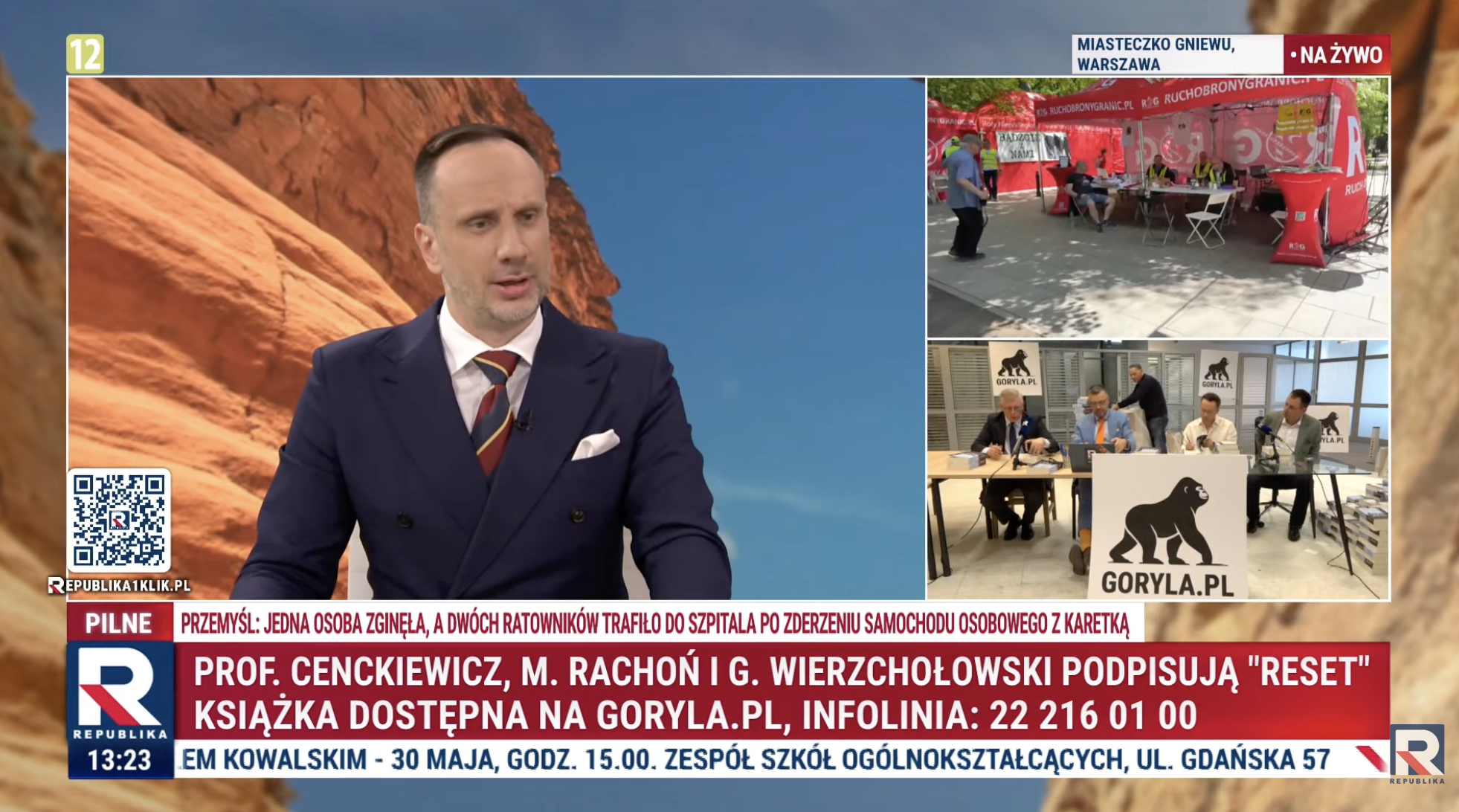 Janusz Kowalski w Republice