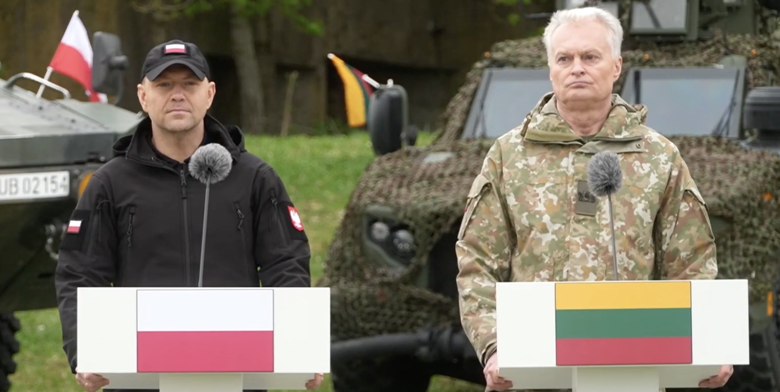 Nawrocki na Litwie o bezpieczeństwie NATO