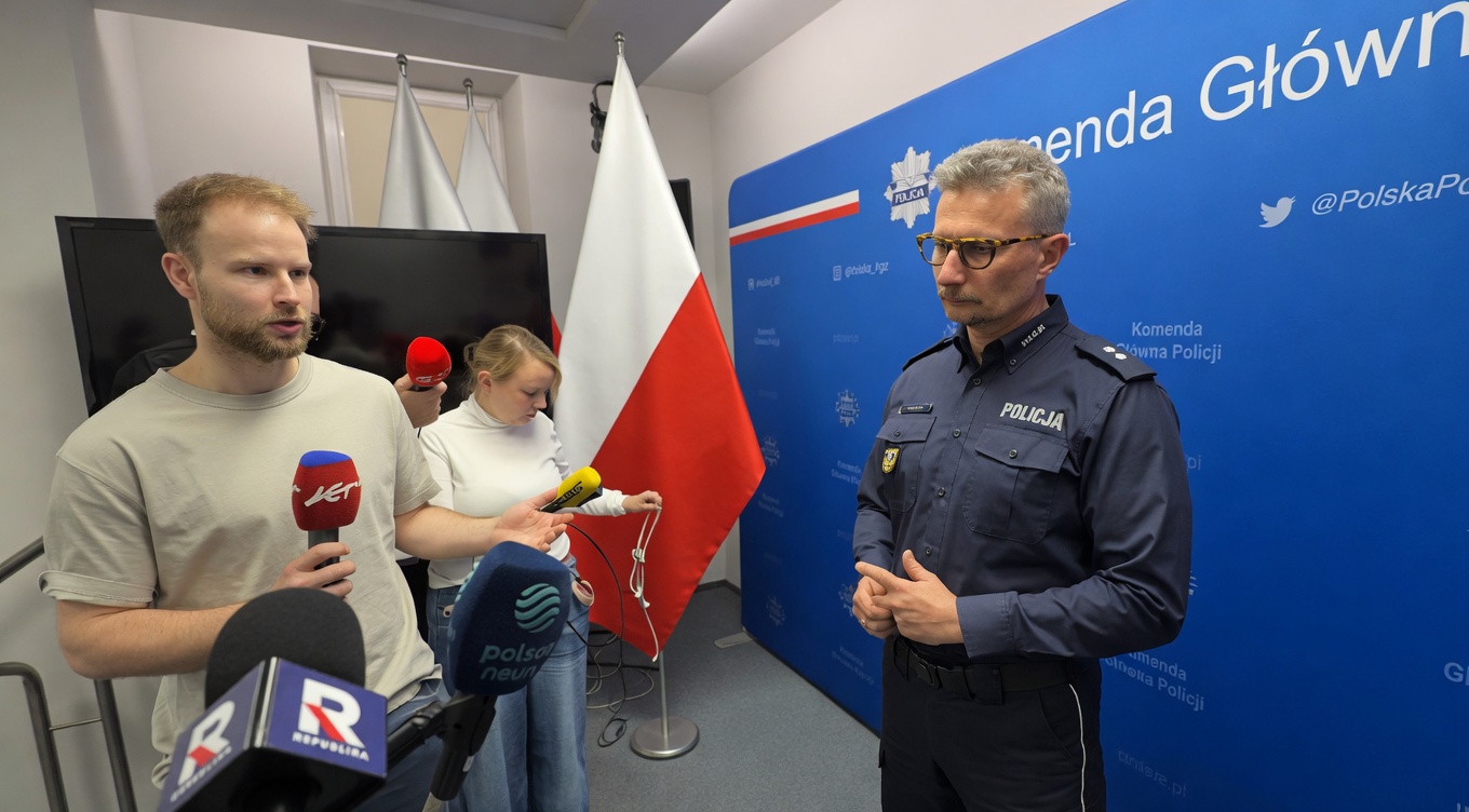 konferencja policji