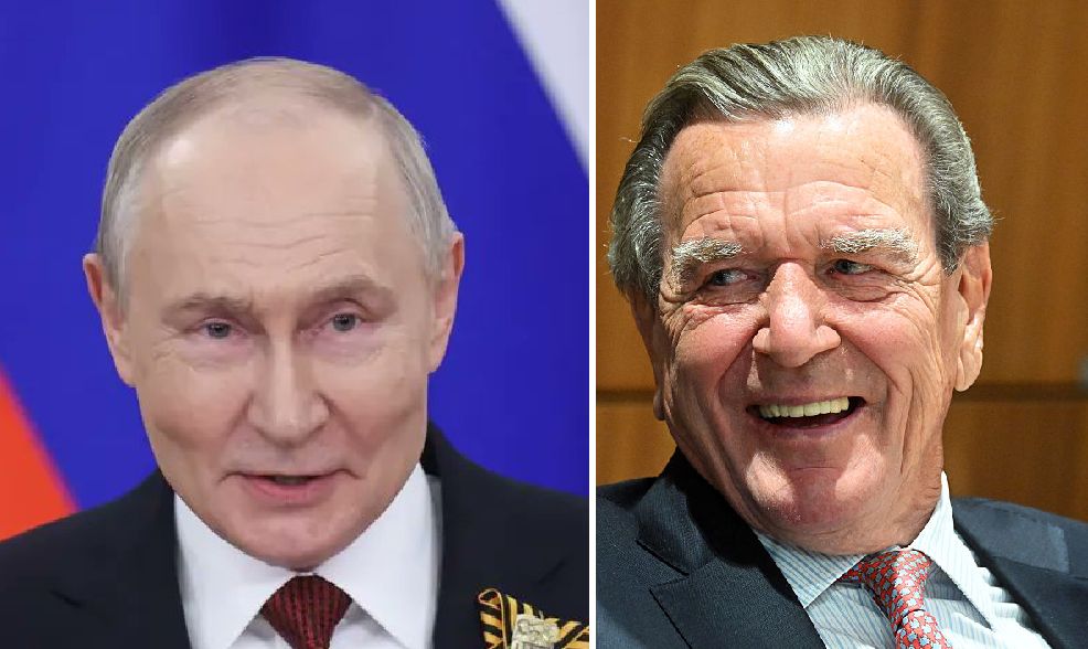 Putin i Schroeder