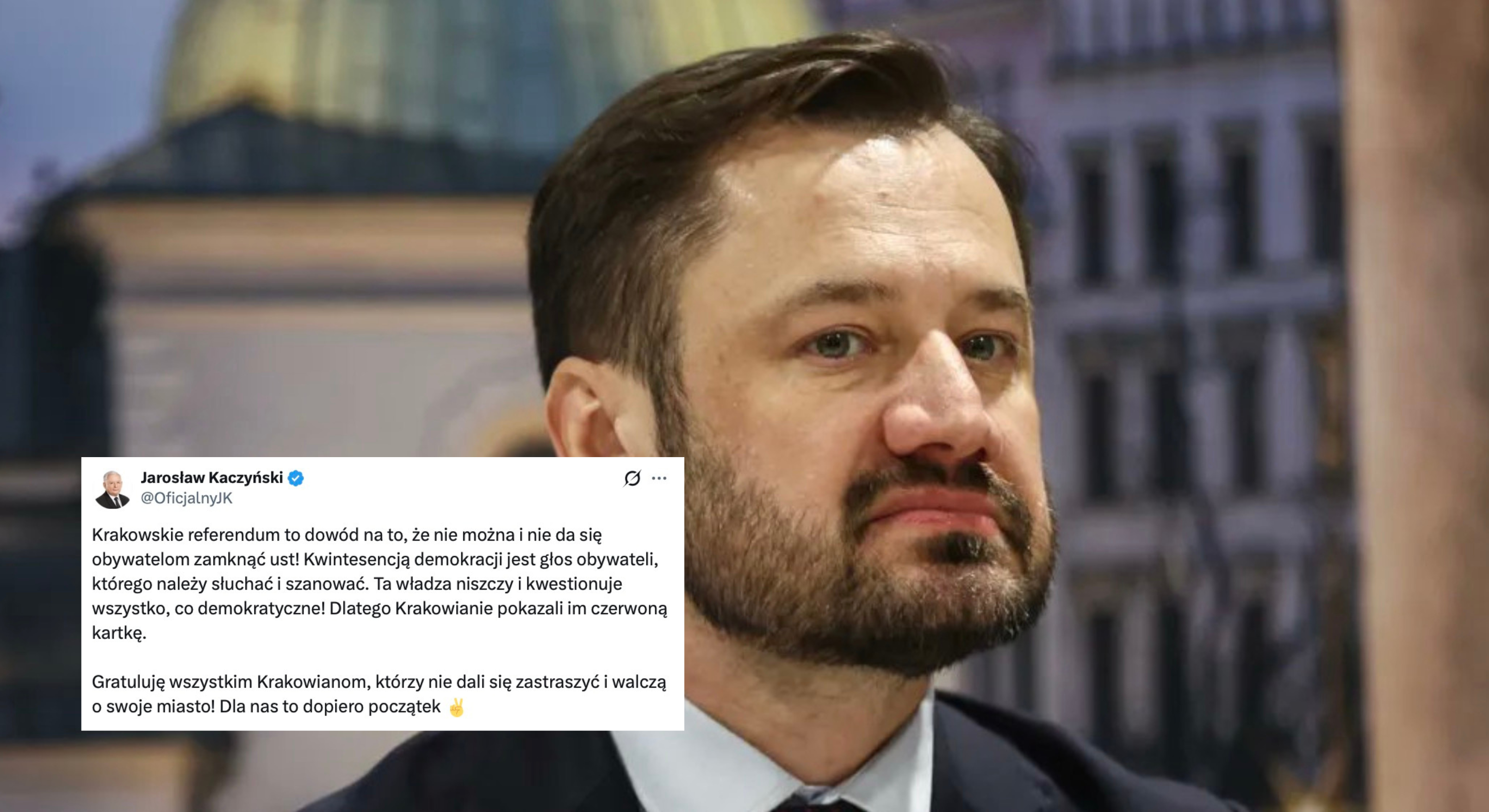 Jarosław Kaczyński o referendum w Krakowie
