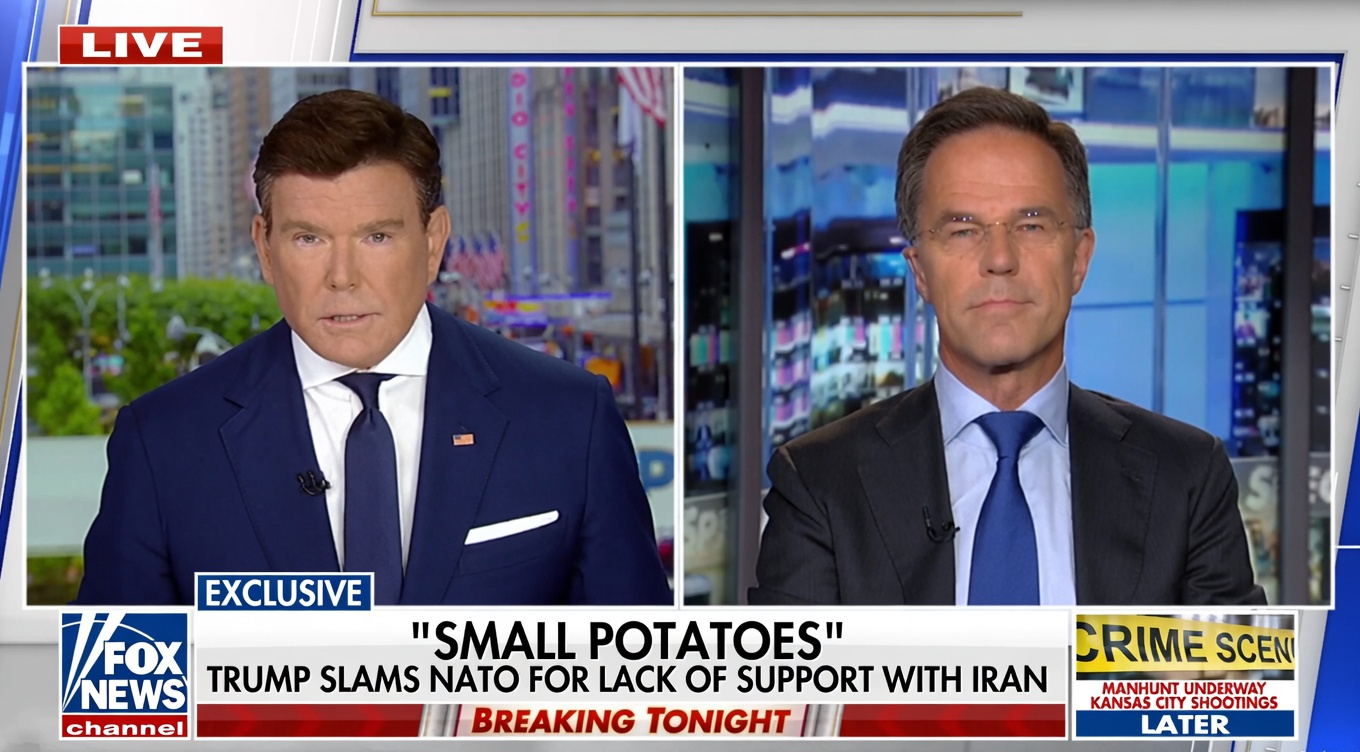 Mark Rutte w Fox News
