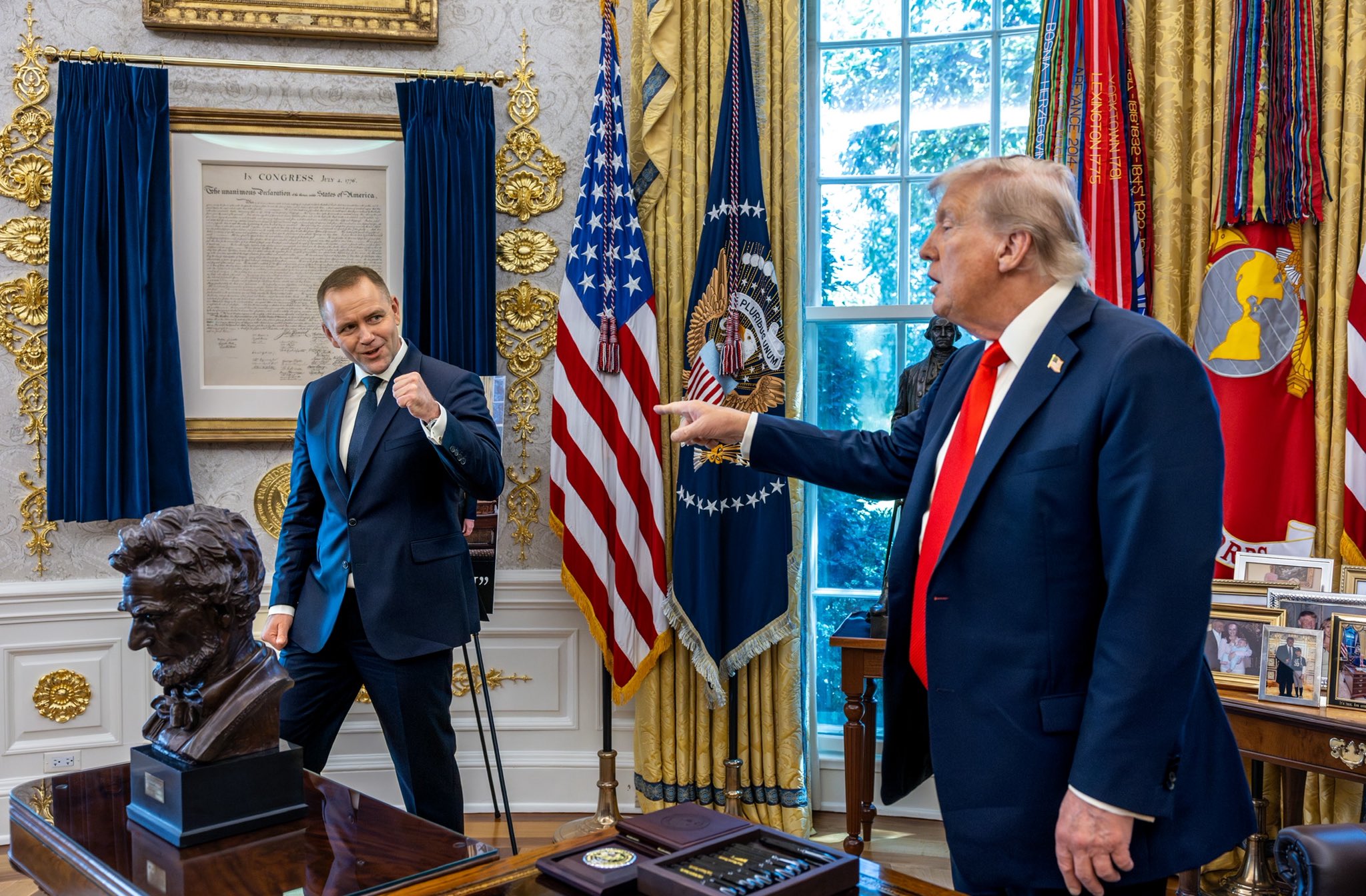 Karol Nawrocki i Donald Trump