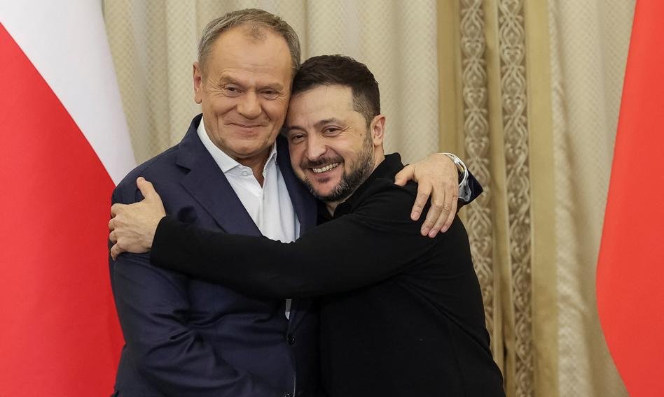 Tusk i Zełenski