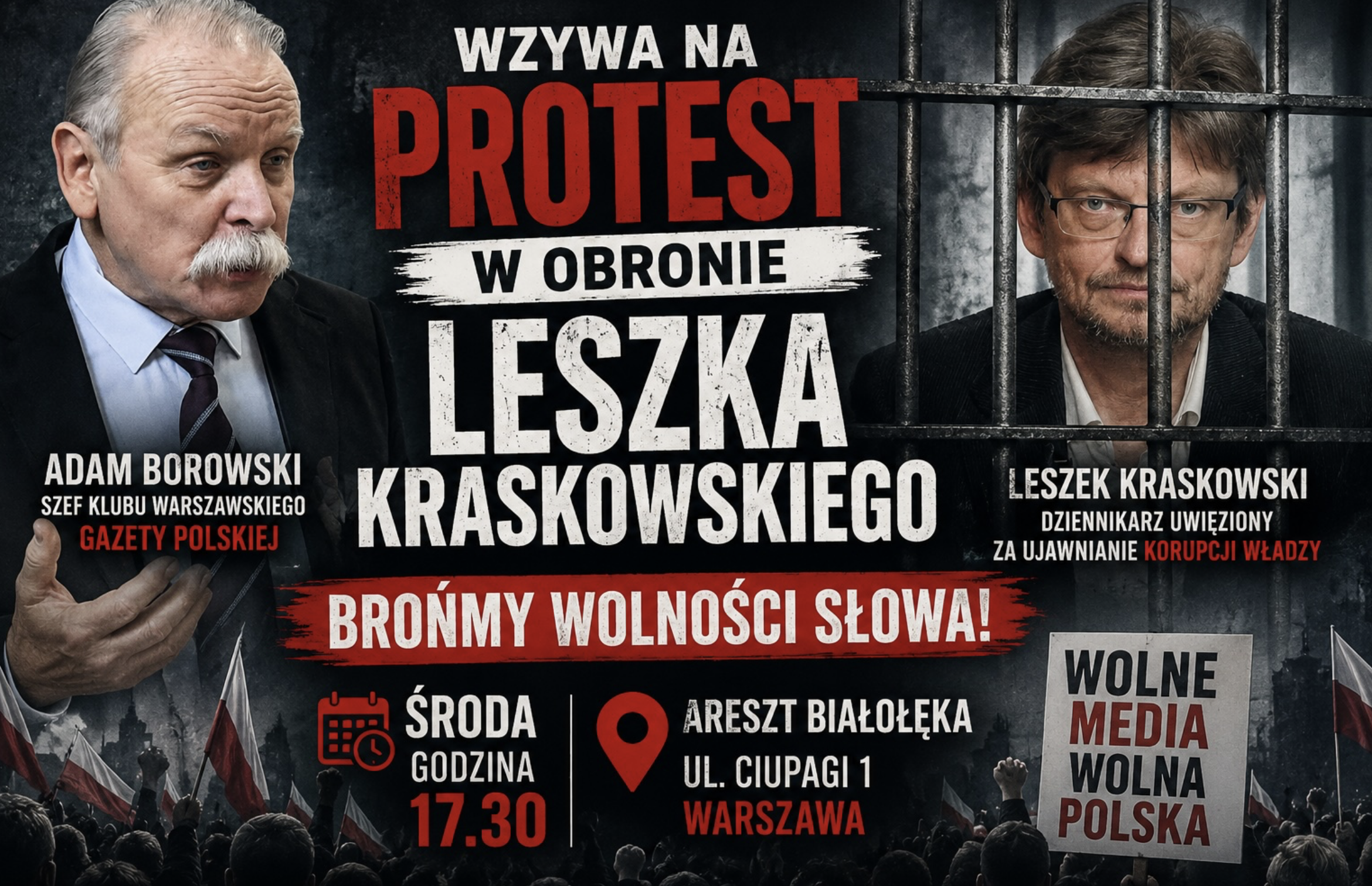 borowski, kraskowski, protest
