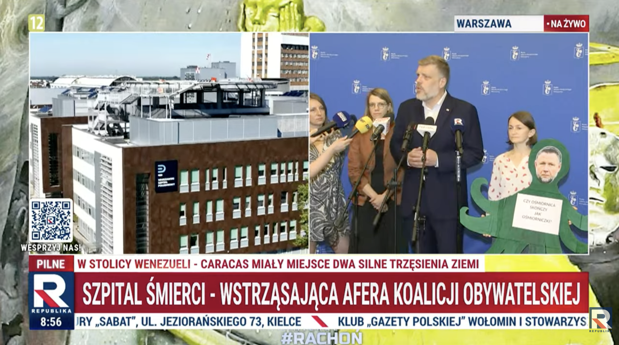 Zandberg uderza w Trzaskowskiego ws. Szpitala Południowego