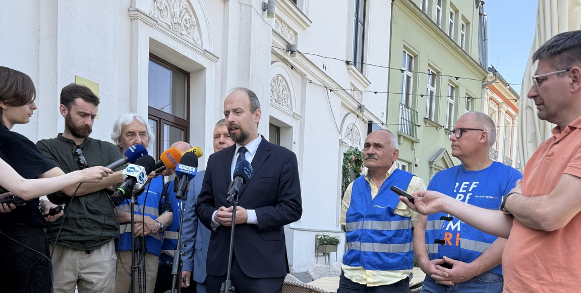 Jan Hoffman ogłosił start w wyborach na prezydenta Krakowa