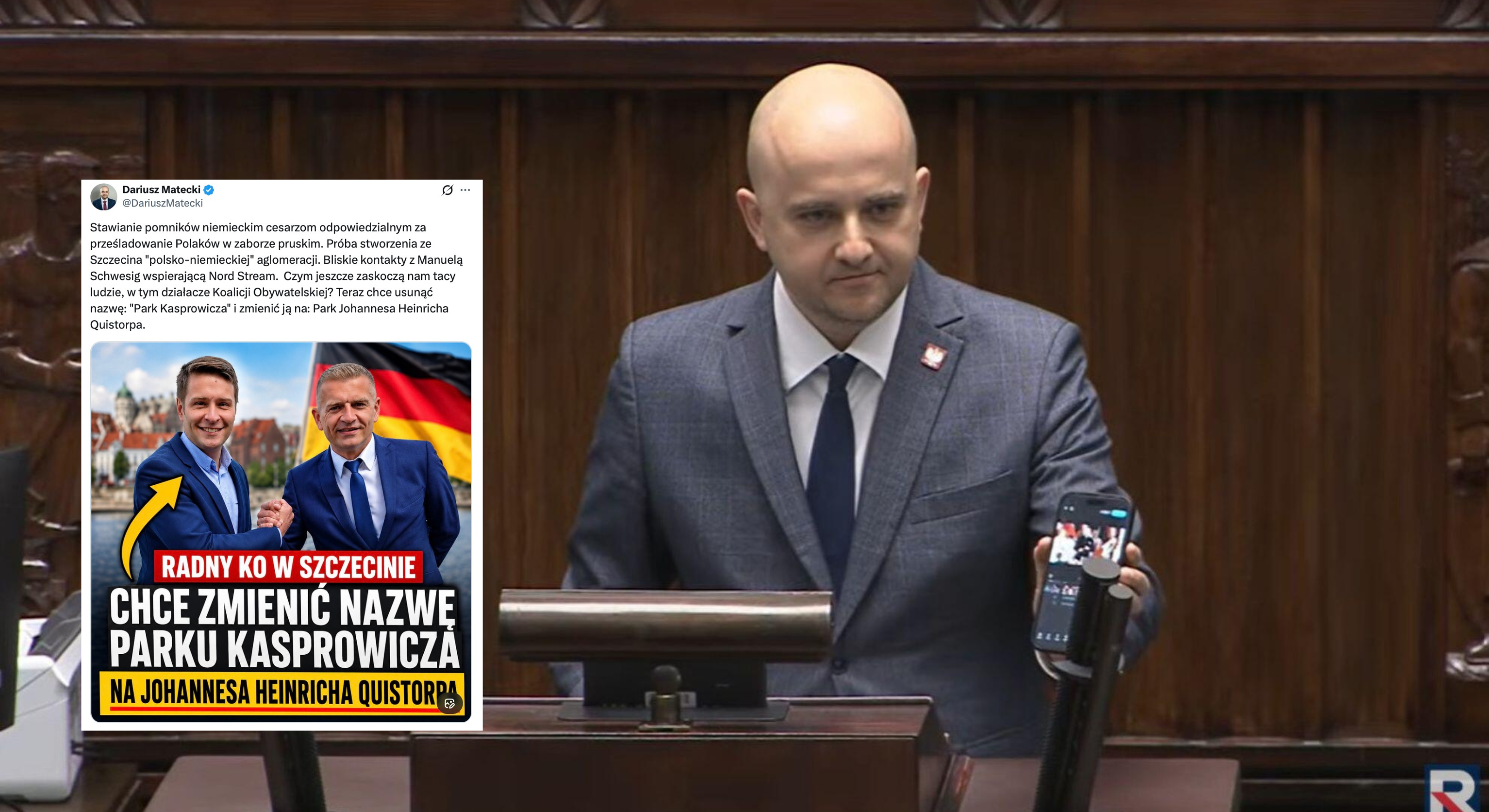 Matecki alarmuje ws. Parku Kasprowicza