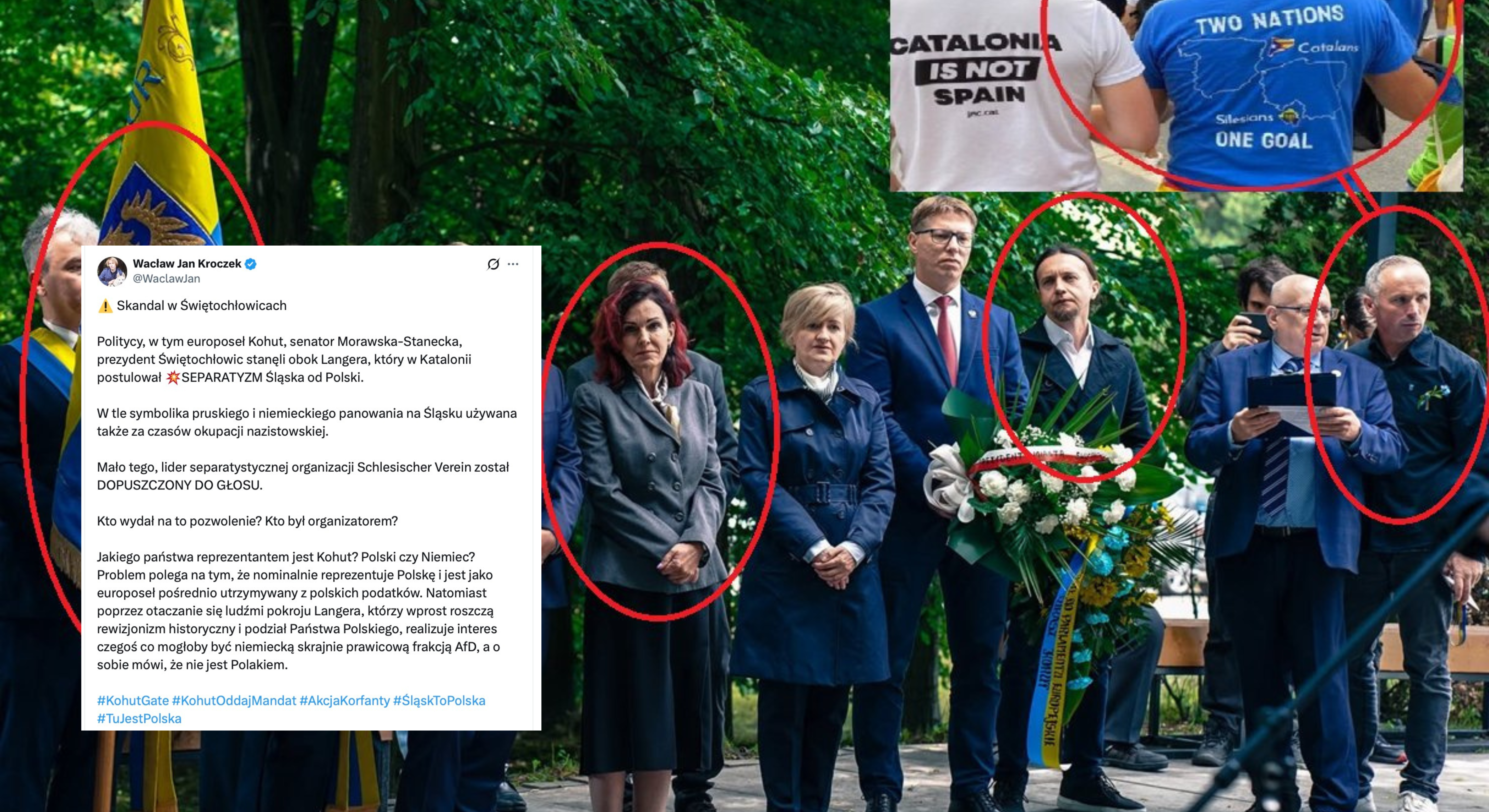 Burza wokół uroczystości na Śląsku. Kroczek pyta o udział środowisk separatystycznych