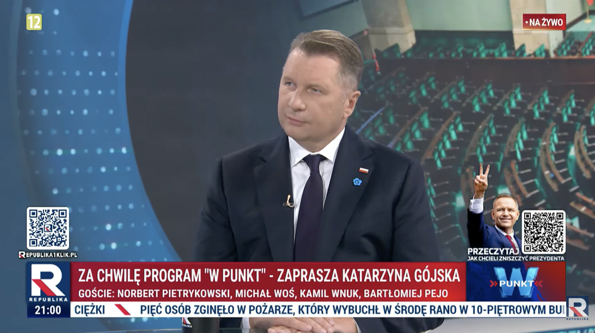 Czarnek: „Nie chcemy wracać do władzy po to, żeby się mścić”. Kandydat PiS na premiera o cenach paliw i aferze w Szpitalu Południowym