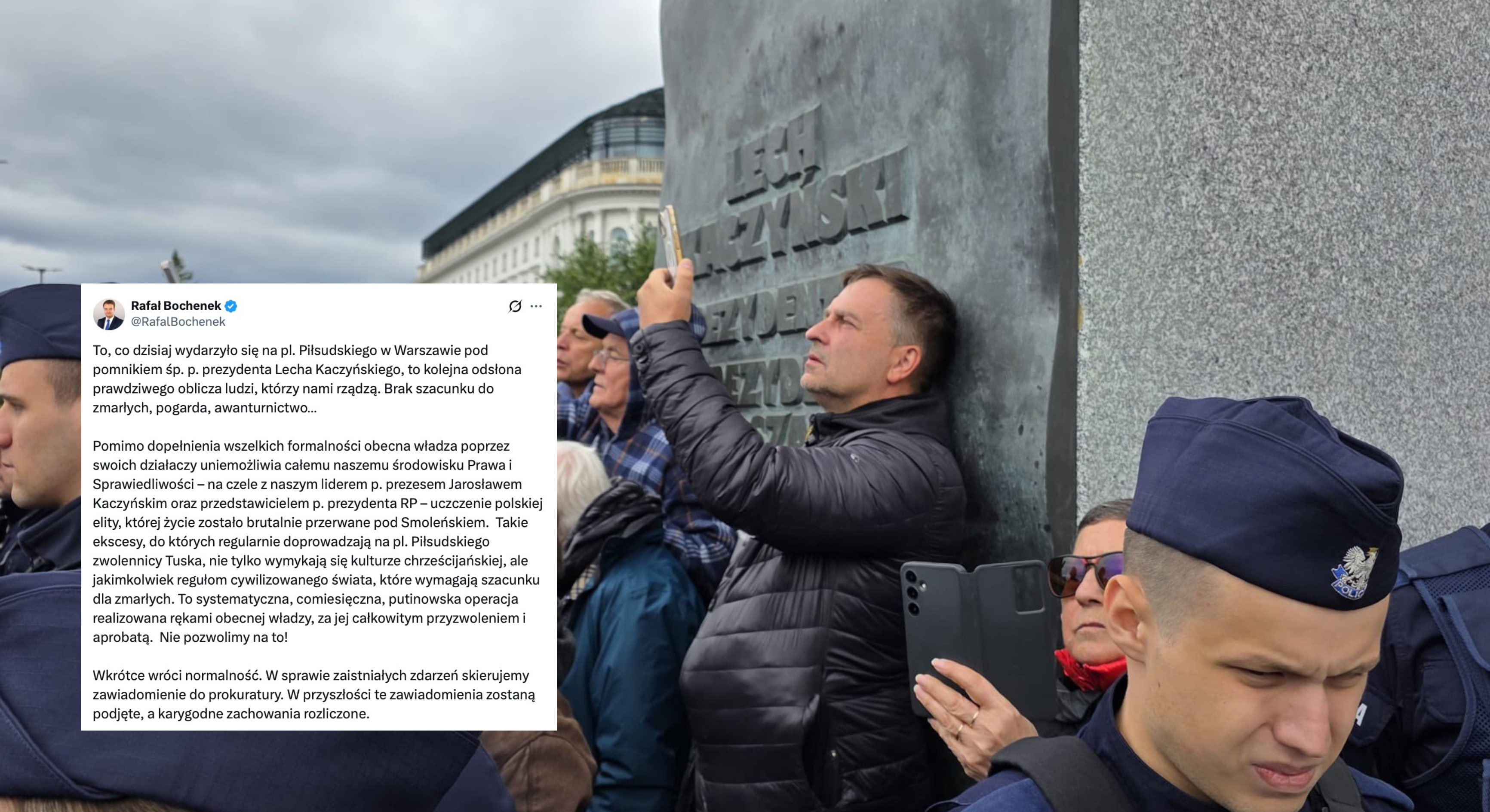 Bochenek o miesięcznicy smoleńskiej