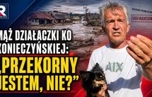 Mąż Anny Konieczyńskiej przed kamerą Republiki. Unika odpowiedzi na pytania