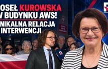 Maria Kurowska od 3 dni broni wejścia do gabinetu rektora AWS