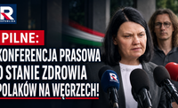 Konferencja prasowa delegacji polskiej na Węgrzech w sprawie stanu zdrowia Polaków poszkodowanych w tragicznym wypadku autokaru