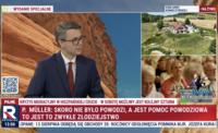 Piotr Müller komentuje nieprawidłowości przy rządowej pomocy dla powodzian