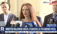 Starosta zambrowska mówi o groźbach ministra Krajewskiego