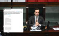 Bosak chwali decyzję Nawrockiego ws. Lex szarlatan. "Ostatnia rzecz której potrzebujemy to robić z jednego urzędnika dyktatoro-cenzora"